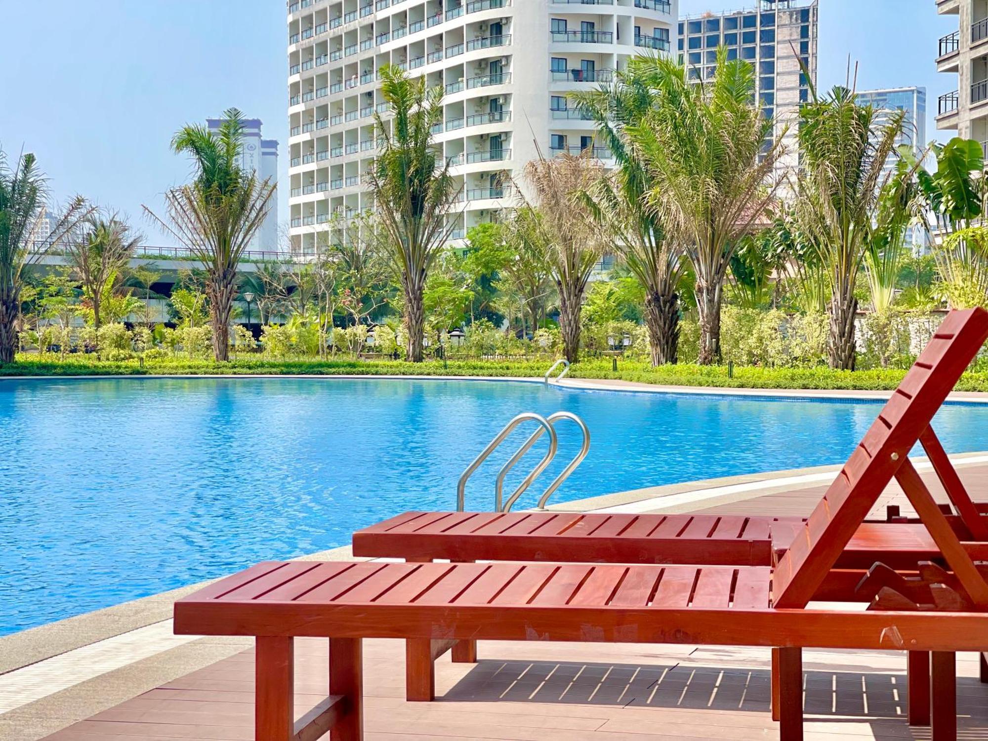 Star Bay Residence Sihanoukville - 400M To Sokha Beach Kültér fotó